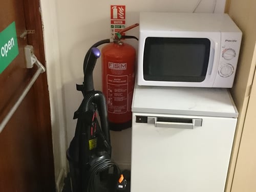 fire extinguisher obstacle